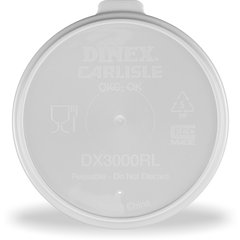 DX3000RL Turnbury® Mug & Bowl Reusable Flat Lid 5.25" (250/cs) - Gray