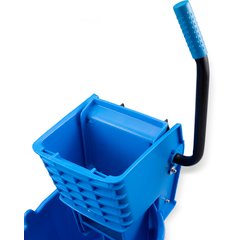 3690814 Commercial Mop Bucket with Side-Press Wringer 26 Quart - Blue
