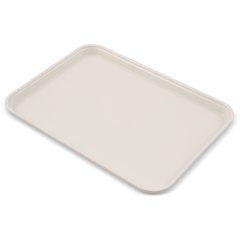1318FMT301 Fiberglass Market Tray 17 3/4" x 12-3/4" x 1" - Pearl White