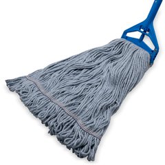 36942914 X-LRG BLUE LOOPED END MOP W/BLUE BAND - 4 PLY SYN