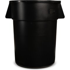 34105503 Bronco™ Round Waste Bin Trash Container 55 Gallon - Black