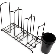 C8003WFS WIRE FORM DISP 3 COMP W/STRAW CADDY