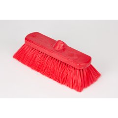 41278EC05 Color Coded Flo-Thru Wall & Equipment Brush 10" - Red