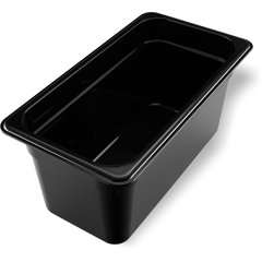 3086203 StorPlus™ High Heat Food Pan 1/3 Size, 6" Deep - Black