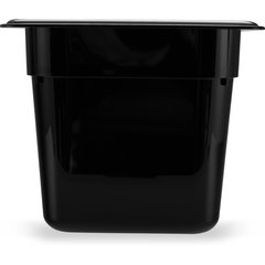 3086203 StorPlus™ High Heat Food Pan 1/3 Size, 6" Deep - Black