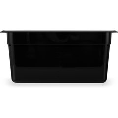 3086203 StorPlus™ High Heat Food Pan 1/3 Size, 6" Deep - Black