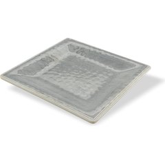 6402318 Grove Melamine Square Salad Plate 8.5" - Smoke