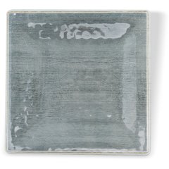 6402318 Grove Melamine Square Salad Plate 8.5" - Smoke