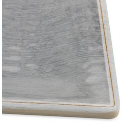 6402318 Grove Melamine Square Salad Plate 8.5" - Smoke