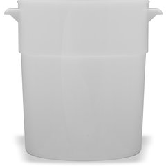 035002 Polyethylene Bain Marie Food Storage Container 3.5 qt - White