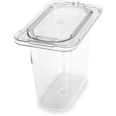 3068807 StorPlus™ Polycarbonate Food Pan 1/9 Size, 6" Deep - Clear