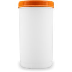 Carlisle PS502N00 Store N' Pour® 1 Pint / 16 oz. Containers with Assorted  Color Caps - 12/Pack