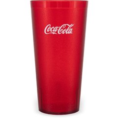 5232-63550I Coca-Cola® Stackable™ SAN Plastic Tumbler 32 oz (72ea) - Coke - Ruby