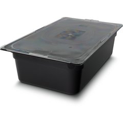10202B03 StorPlus™ Polycarbonate Food Pan Full-Size, 6" Deep - Black
