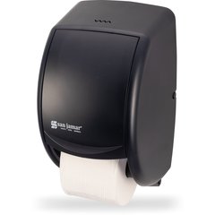 R3500TBK Classic Duett Standard Bath Tissue Dispenser, 1.6" core, Black Pearl  - Black