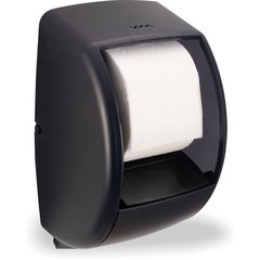 R3500TBK Classic Duett Standard Bath Tissue Dispenser, 1.6" core, Black Pearl  - Black