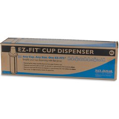 C2410SM Surface-Mount EZ-Fit® Cup Dispenser 8-46oz cups - Black  - Black