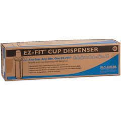 C2410SM Surface-Mount EZ-Fit® Cup Dispenser 8-46oz cups - Black  - Black