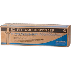 C2410SM Surface-Mount EZ-Fit® Cup Dispenser 8-46oz cups - Black  - Black
