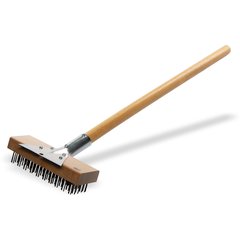 36372500 Oven Grill Brush & Scraper with Handle 30" - Natural