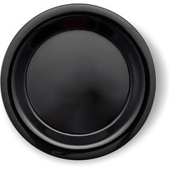 3300203 Sierrus™ Melamine Narrow Rim Dinner Plate 10.5" - Black