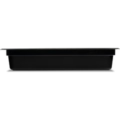 10201B03 StorPlus™ Polycarbonate Food Pan Full-Size, 4" Deep - Black