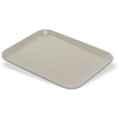 1410FG001 Glasteel™ Solid Rectangular Tray 13.75" x 10.6" - Bone White