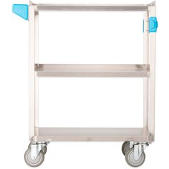 UC3031524 Stainless Steel 3 Shelf Utility Cart 15.5" x 24" - Stainless Steel