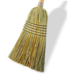 4135067 5-Stitch Warehouse/Janitor (#29) - Blended Corn Broom 56" - Natural