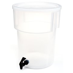 220930 Round Beverage Dispenser 5 Gallon - See Thru