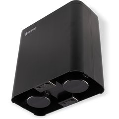 MODCC100 Modular FrontLine™ Cup & Lid Dispenser 6.5" x 11.75" x 15" - Stainless Steel / Black  - Black