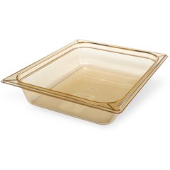 10420B13 StorPlus™ High Heat Food Pan 1/2 Size, 2.5" Deep - Amber