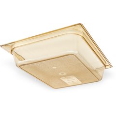 10420B13 StorPlus™ High Heat Food Pan 1/2 Size, 2.5" Deep - Amber