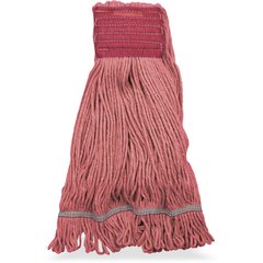 369424B05 LRG RED LOOPED-END MOP W/RED BAND  - 4 PLY SYNTH W