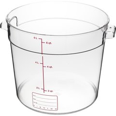 1076507 StorPlus™ Round Food Storage Container 6 qt - Clear