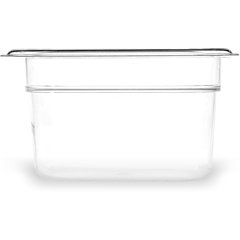 3068707 StorPlus™ Polycarbonate Food Pan 1/9 Size, 4" Deep - Clear