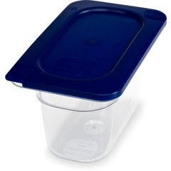 3068707 StorPlus™ Polycarbonate Food Pan 1/9 Size, 4" Deep - Clear