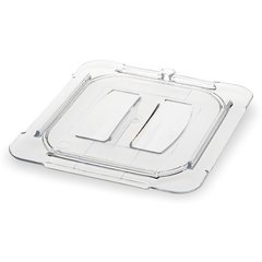 10310U07 StorPlus™ Polycarbonate Handled Universal Lid 1/6 Size - Clear