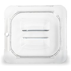 10310U07 StorPlus™ Polycarbonate Handled Universal Lid 1/6 Size - Clear