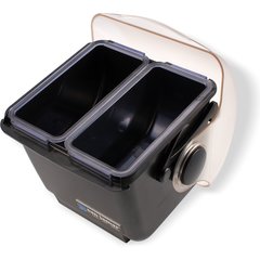 BD2003 Mini Dome 2- Compartment Condiment Bar 1 qt - Black