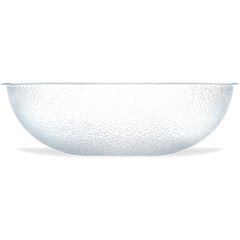 721007 Round Pebbled Bowl 3.1 qt - Clear