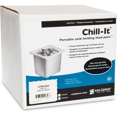 CI7001WH Chill-It® Food Pan - 1/6 White  - White