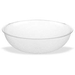 721207 Round Pebbled Bowl 5.5 qt - Clear