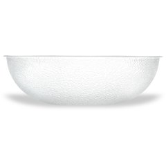 721207 Round Pebbled Bowl 5.5 qt - Clear