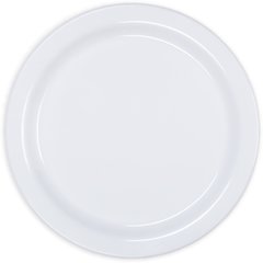 4350102 Dallas Ware® Melamine Dinner Plate 9" - White