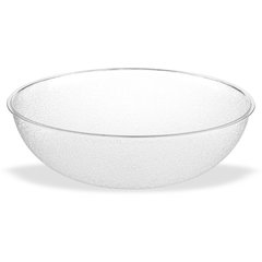 721507 Round Pebbled Bowl 11 qt - Clear