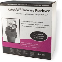 KA2000 KatchAll Magnetic Flatware Retriever Trash Can Lid  - Burgundy