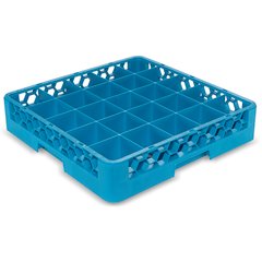 RG2514 OptiClean™ 25-Compartment Divided Glass Rack 3.25 - Carlisle Blue