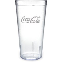 52203550A Coca-Cola® Stackable™ SAN Plastic Tumbler 20 oz - Coke - Clear
