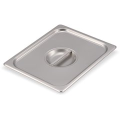607120C DuraPan™ Stainless Steel Steam Table Hotel Pan Handled Cover 1/2 Size